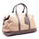 Дорожная сумка Комби Valenta - ткань и серый нубук