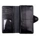 Valenta men's black leather double wallet