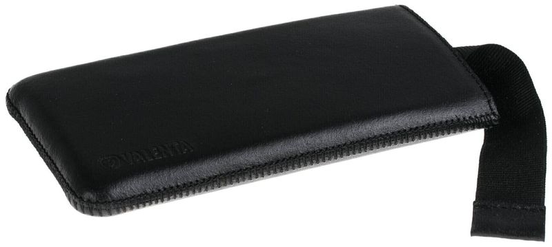 Кожаный чехол-карман Valenta для Samsung Galaxy J8 2018 Черный, Черный