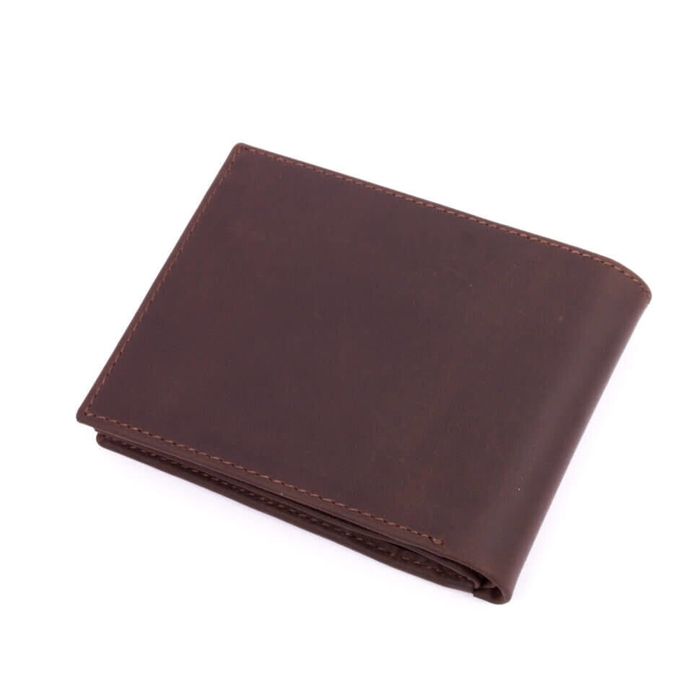 Valenta Crazy Horse Men's Brown Leather Double Wallet