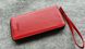 Кожаный чехол 1317S Valenta на молнии для Apple iPhone 6/7/8/SE 2020 Красный