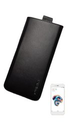 Шкіряний чохол-кишеня VALENTA для Xiaomi Mi A1, Чорний