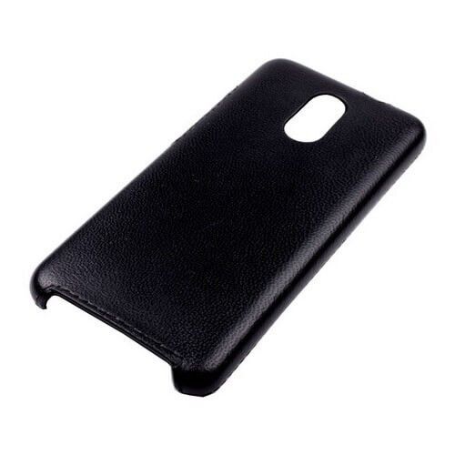 Кожаный чехол-накладка Valenta для телефона Nomi i5730, The black
