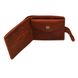 Men's leather wallet HR197 with a pocket for coins Crazy Horse Cognac
