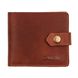 Men's leather wallet HR197 with a pocket for coins Crazy Horse Cognac
