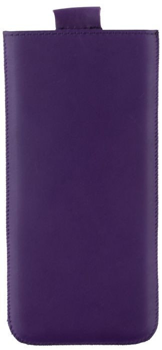 Кожаный чехол-карман Valenta для Samsung Galaxy S8/S9 Фиолетовый