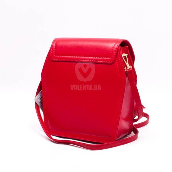 Женская кожаная сумочка-ромб Valenta, Red