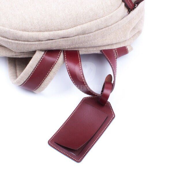 Мужская сумка-рюкзак Комби Valenta ткань + коричневая кожа, Коричневый