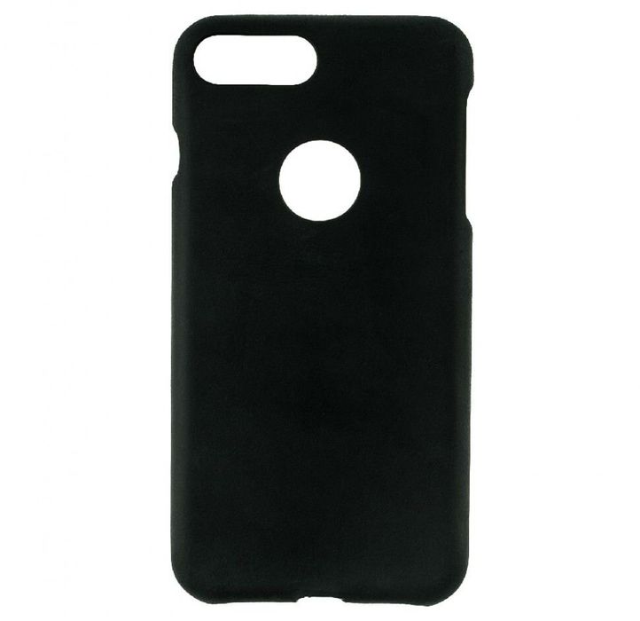 Чохол-накладка VALENTA для Apple iPhone 7 Plus/8Plus з вирізом під лого, Чорний