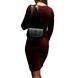 Шкіряна жіноча сумка Petite Valenta ВЕ6264 Чорного кольору