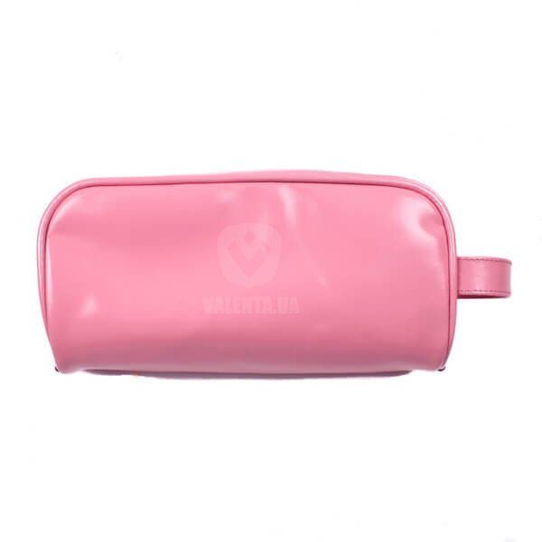 Valenta Leather Pink Women's Cosmetic Bag