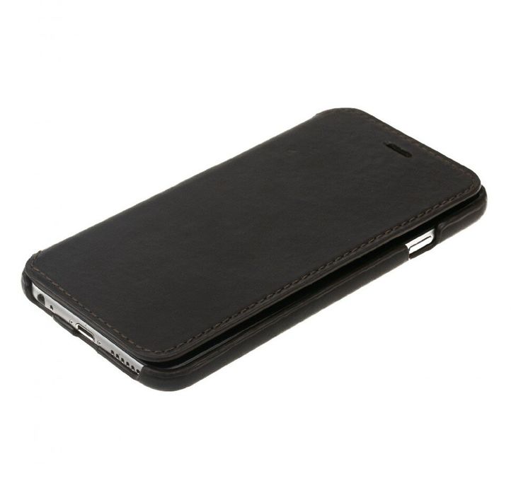 Кожаный чехол-книжка Valenta для iPhone 6 /6s коричневый, Коричневый