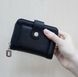 Women's Leather Wallet Double Rich Mini Valenta Black