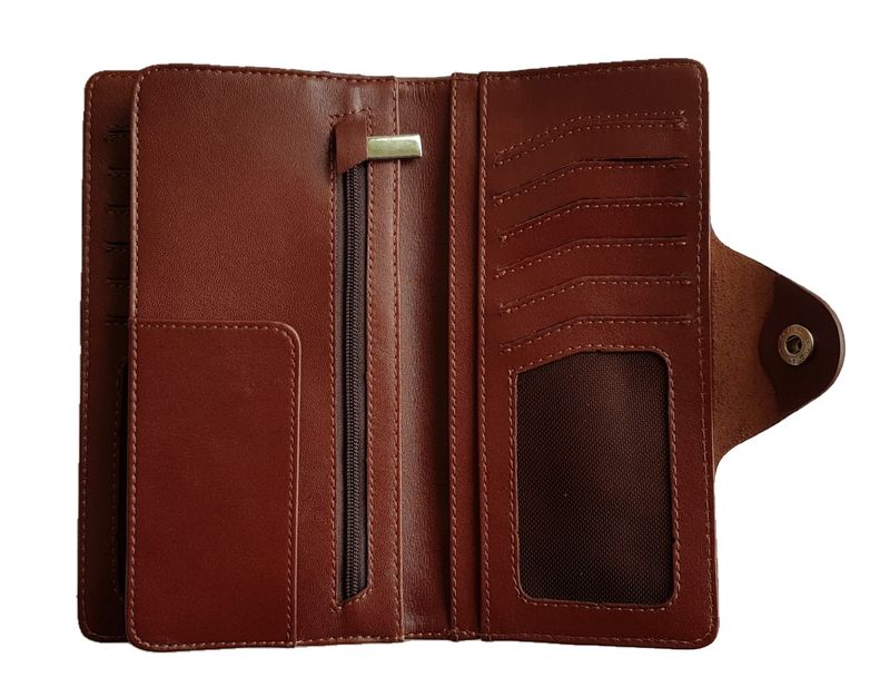 Valenta brown leather men's wallet , ХР2581, Brown
