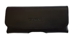 Кожаный чехол на пояс Valenta 570L (135х60х16 мм) Шлевка, Черный