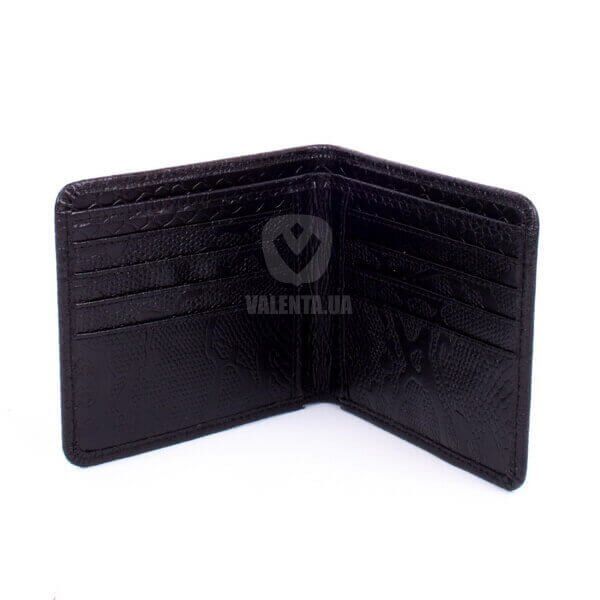 Valenta Women's Black Leather Wallet Python