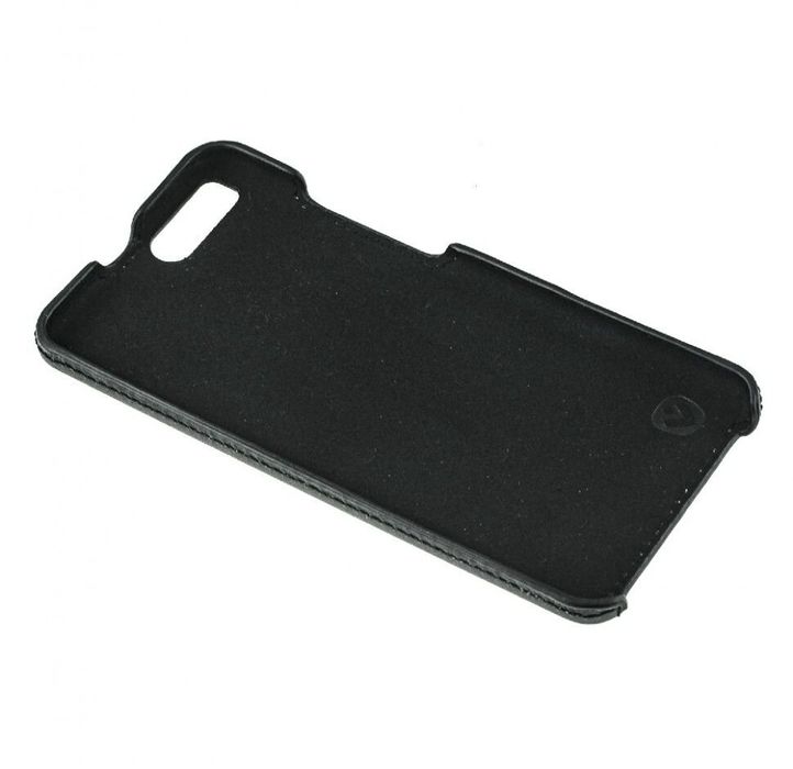 Кожаный чехол-накладка Valenta для телефона Xiaomi Mi Note 3 Черный, Черный