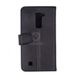Кожаный чехол-книжка Valenta для LG K10 K410/ K430 LTE, The black