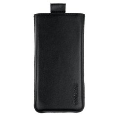 Кожаный чехол-карман Valenta для Samsung Galaxy S21 Черный, Черный