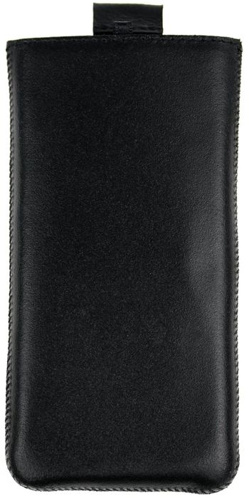Кожаный чехол-карман Valenta для Samsung Galaxy S21 Черный, Черный