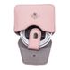 Кожаный розовый чехол для наушников Valenta, Н285, Рожевий