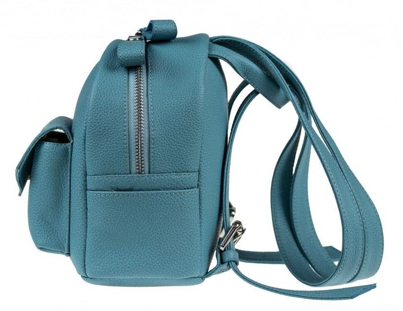 Valenta Women's Leather Backpack Bag Blue