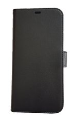 Чохол-книжка Valenta для телефону iPhone 12 mini з підставкою чорний, Чорний
