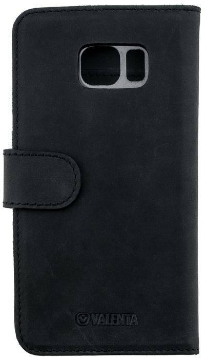 Кожаный чехол-книжка Valenta С1075 для Samsung Galaxy S7 , Черный