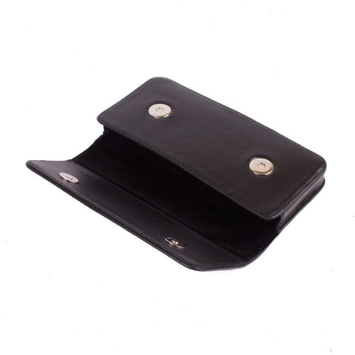 Кожаный чехол на пояс Valenta для Apple iPhone 5/5s/SE, Черный