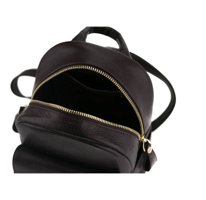 Женская кожаная сумка-рюкзак Valenta Бордовый