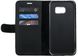 Кожаный чехол-книжка Valenta С1075 для Samsung Galaxy S7 , Черный