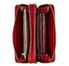 Women's Red Double Rich Leather Wallet - Valenta