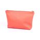 Valenta medium coral leather cosmetic bag for women