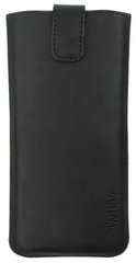 Шкіряний чохол-кишеня Valenta С1009 для телефонів (162x80x9 мм.), Чорний