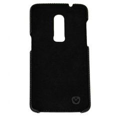 Кожаный чехол-накладка Valenta для OnePlus 6, The black