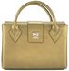 Квадратна жіноча шкіряна сумка Valenta Золота, Золотий