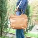 Кожаная коричневая женская сумка-шоппер Valenta, Коричневий