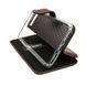 Кожаный чехол-буклет (ракушка) VALENTA для телефона iPhone X/XS Коричневый, Коричневый