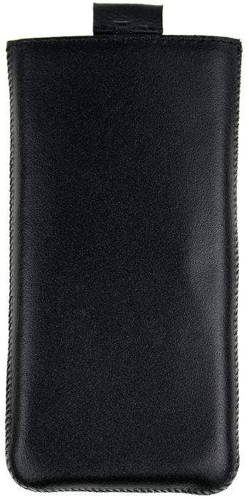 Шкіряний чохол-кишеня Valenta для телефону Nokia 222 Dual Sim, Чорний