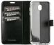 Кожаный чехол-книжка С1294 Valenta для Samsung Galaxy j5 2017 Черный, Черный