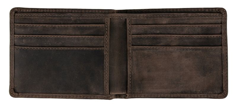 Mens Leather Wallet Valenta Modo brown
