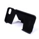 Кожаный чехол-накладка Valenta для телефона Apple iPhone 7/ 7s/ 8 с подставкой, Чорний