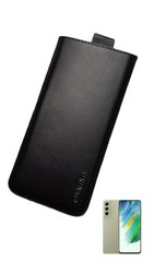 Кожаный чехол-карман С564 для Samsung Galaxy S21 FE 5G Черный, Черный