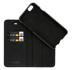 Темно-коричневий універсальний чохол-книжка Valenta для iPhone 6 / 6s Plus, Коричневий