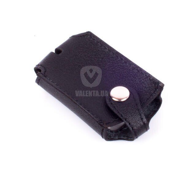Кожаный чехол Valenta для брелка для Sheriff 945/ 945 Pro, Черный