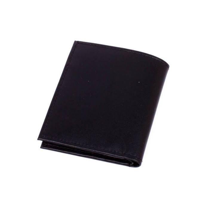 Чоловічий чорний шкіряний гаманець Valenta маленький