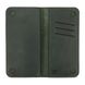 Кожаный чехол-кошелек Valenta Libro с отделением для телефона до 160 x 82 x 15 мм. Зеленый, Зелёный