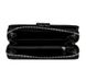 Women's Leather Wallet Double Rich Max Valenta Black Python