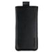Кожаный чехол-карман VALENTA для Vivo V21e Чёрный, Черный