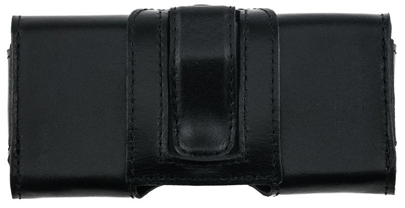 Кожаный чехол на пояс Valenta 570СБ (125x56x15 мм.), The black